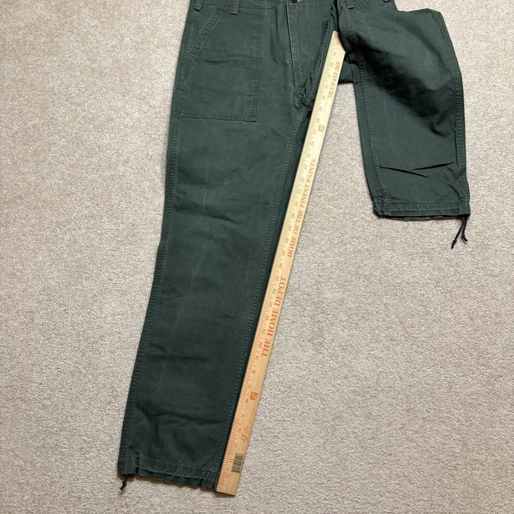 Levis Skateboarding Cordura Fatigue Pants Mens 33x30 Green Military OG 107 Style